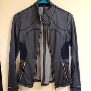 Blue/rose gold Lululemon Forme Jacket size 4